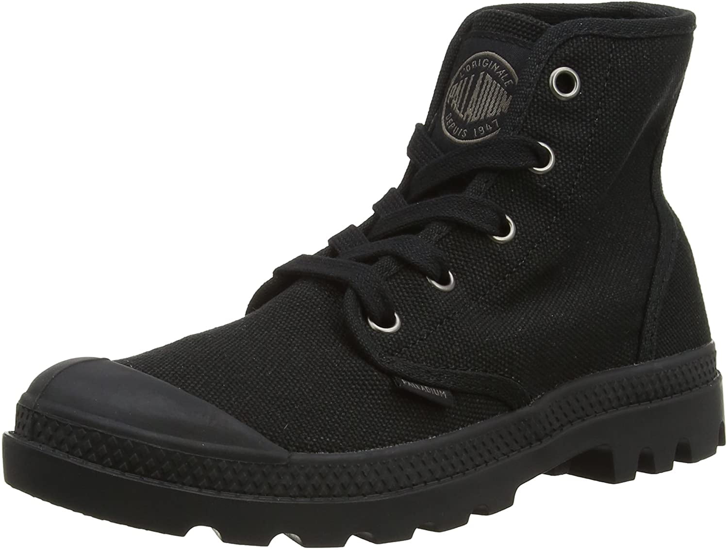 palladium boots black and white