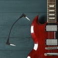 thumbnail image 3 of GOOHOCHY Cables de conexión para guitarra, pedalera de efectos, cable de audio trenzado de nailon en ángulo recto, conector macho de cobre para micrófono., 3 of 8