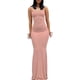 thumbnail image 3 of Vestido largo ajustado para mujer, sexy, con tirantes finos, corte bajo, largo y ajustado, para fiesta, club, noche, camisola, vestidos largos, 3 of 5