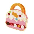 thumbnail image 2 of Rongfmy DIY Sewing Kit Activity Toy Cartoon Felt Handbag Material Lightweight Bag Making Cake, 2 of 9