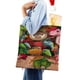 thumbnail image 4 of Dinosaur Train Bolso de tela con estampado de lienzo para mujer, bolsa de compras reutilizable y estética, con cremallera interior, regalo para mujer,38*45cm., 4 of 6