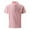 Pink-fathers day gifts for dad from baby, variant on Txeol Holiday Deals Cotton Linen Polo Shirts for Men Solid Color Casual Short Sleeve Summer Tees 2025 Lightweight Button Up Henley Tops,Black,L
