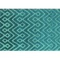 thumbnail image 1 of Ahgly Company Indoor Rectangle Oriental Turquoise Blue Industrial Area Rugs, 2' x 4', 1 of 4