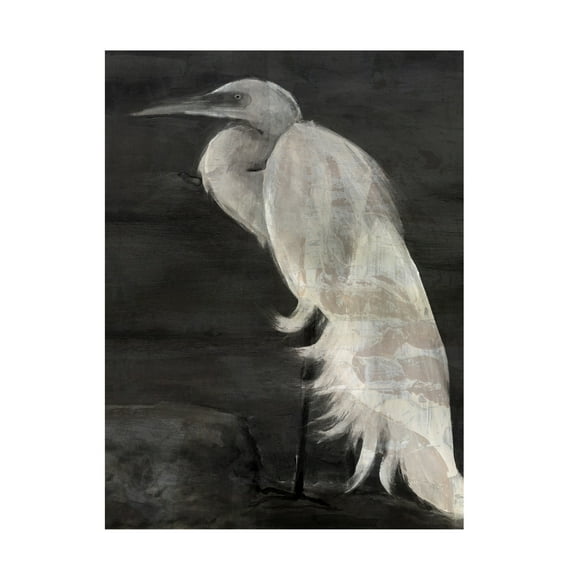 Stellar Design Studio 'Textured Egret I' Canvas Art