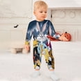 thumbnail image 3 of Looney Tunes Cartoons Baby Long Sleeve Footless, Infant Playsuit Romper Jumpsuits for Boys Girls, 3 of 8