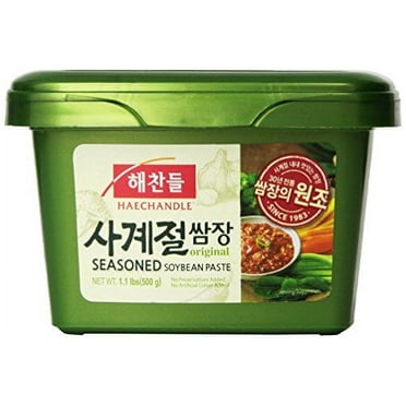 Haechandle Seasoned Soybean Paste 1.1 Lb. (500g) Tub
