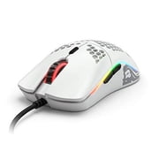 Glorious Model O Minus - Mouse - optical - 6 buttons - wired - USB 2.0 - matte white