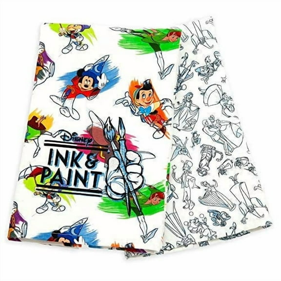 Disney Ink & Paint Collection Dish Towels