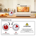 thumbnail image 5 of Cooking Timers for Kitchen,60-Minute Visual Countdown Timer, No Batteries Required, Classroom Must Haves Visual Timer for Kids and Adults, Magnetic Backing,with Meal Planner, 5 of 8