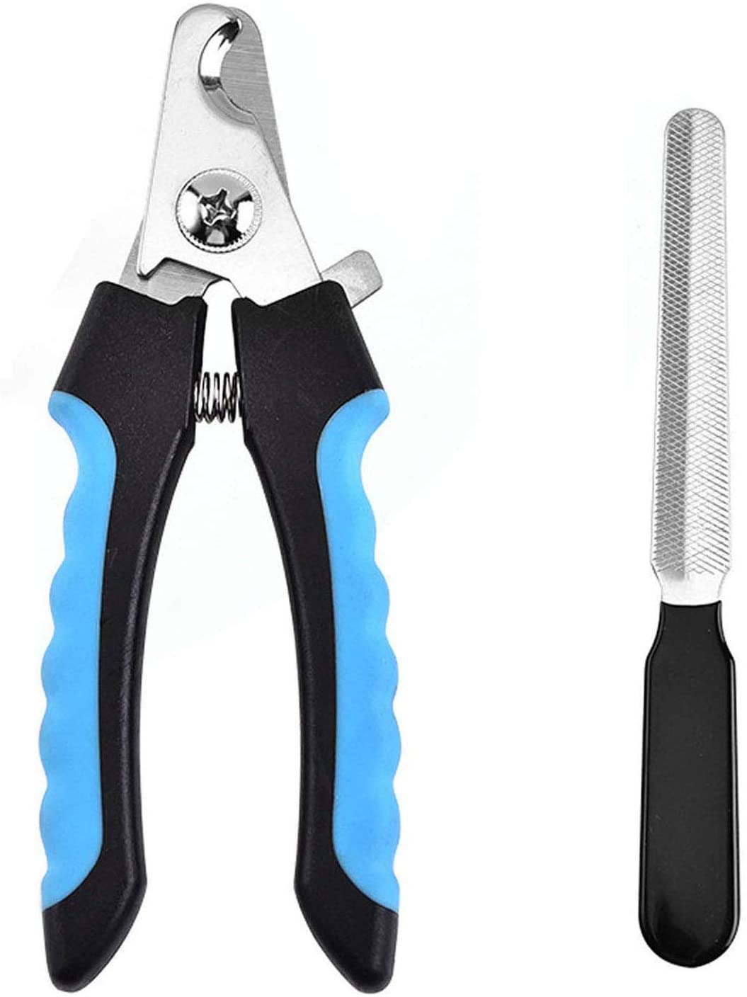 Professional Dog & Cat Nail Clipper, Nail Cutter with Nail File for Dog, Cat, Bird and Any Size