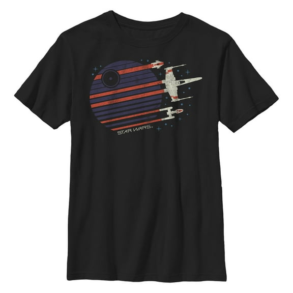 Boy's Star Wars Death Star Streaks Graphic T-Shirt
