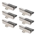 thumbnail image 2 of Amortiguador de puerta de armario de 6 piezas, herrajes de absorción de impactos, adaptador de gabinete anticolisión de metal para puertas, 2 of 8