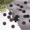 thumbnail image 5 of 30Pcs Black Flat Round Stamping Blank Tags 0.8 Inch Aluminum Tags with Hole for Laser Engraving Dog ID Tags Necklace Making DIY, 5 of 9