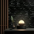 thumbnail image 6 of Black Peel and Stick Backsplash Tiles, 12" x 12" Faux Marble Stone Stick on Subway Tile for Kitchen Bathroom  (6 Sheets), 6 of 6