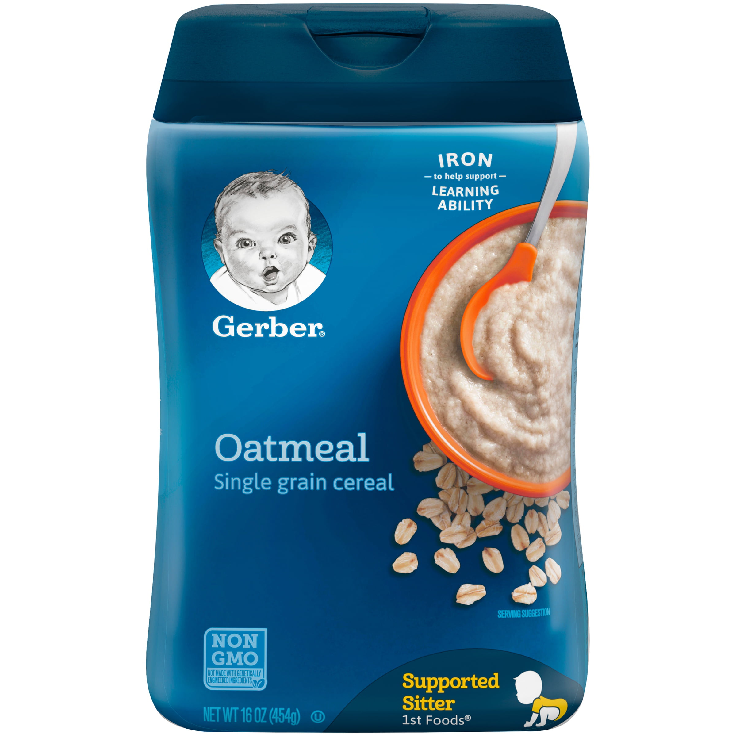 GERBER Single-Grain Oatmeal Baby Cereal 