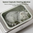 thumbnail image 6 of KPWACD Stainless Steel Cat Litter Box Extra Large Metal Litter Pan High Sided 23.8" X 15.9" X 15.1 ", 6 of 9