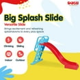thumbnail image 3 of DOLU Big Splash Slide for Indoor or Outdoor Use, Water Connection Feature, Red, 3 of 13