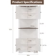 thumbnail image 2 of Farmhouse Corner Storage Cabinet with Door, Adjustable Shelf, Narrow Floor Organizer for Bathroom, Pantry, Living Room, Kitchen, 2 of 8