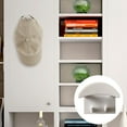 thumbnail image 4 of Xihbxyly Ganchos de Pared Modernos para Sombreros, Fuerte Adherencia, Diseño Minimalista, Sin Necesidad de Taladrar, Mantienen La Forma Del Sombrero, Multifuncionales, Decoración Elegante para Habita, 4 of 4