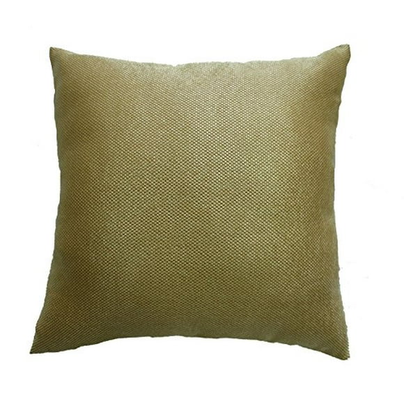Violet Linen Coussin Décoratif Luxueux en Chenille Abstraite, 18 Pouces x 18 Pouces, Or