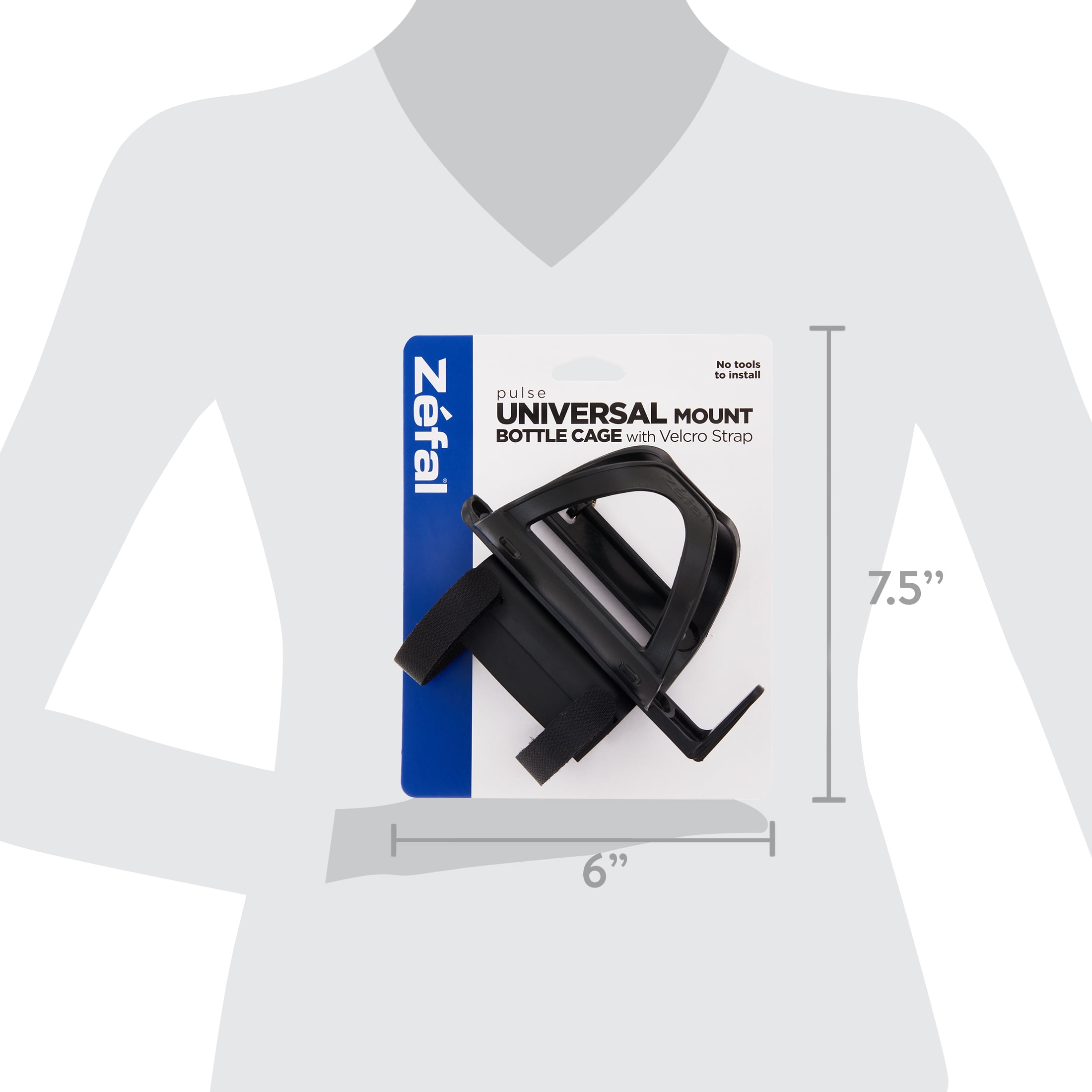 Zefal Pulse Universal Water Bottle Bike Cage Multi Position