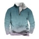 thumbnail image 2 of Sudadera sin capucha para hombre, informal, a la moda, con cuello alto, estampado de calaveras, cremallera, jersey de manga larga, blusa de poliéster para hombre, 2 of 5