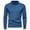Blue, variant on TFEOQRY Pullover Sweater for Men Solid Color Loose Comfortable Knit Wear Long Sleeved Stand Up Collar Sweater Top Black