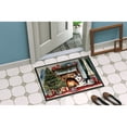 thumbnail image 2 of Carolines Treasures DAC2754JMAT 0.15 x 24 x 36 in. Unisex Siberian Husky Cozy Christmas Doormat, 2 of 6