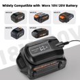 thumbnail image 4 of Cargador de Batería Verful WA3742 Compatible con Worx 20V 100-240V, 4 of 7