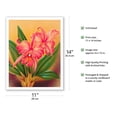 thumbnail image 2 of Cattleya Orchid Hawai’i - The Queen of Orchids - Vintage Hawaiian Airbrush Art by Frank Oda (Hale Pua Studio) c.1940s - Fine Art Matte Paper Print (Unframed) 11x14in, 2 of 4