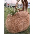 thumbnail image 4 of NAKSHRUGS Women's Jute Shopper Handbag, Gray, 4 of 5