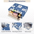 thumbnail image 3 of FORMRS Womens Corduroy Tote Bag Crossbody Shoulder Handbag with Pocket, White Polar Bear, 3 of 7