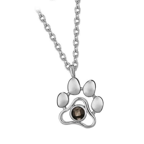 Paw print necklace best sale walmart