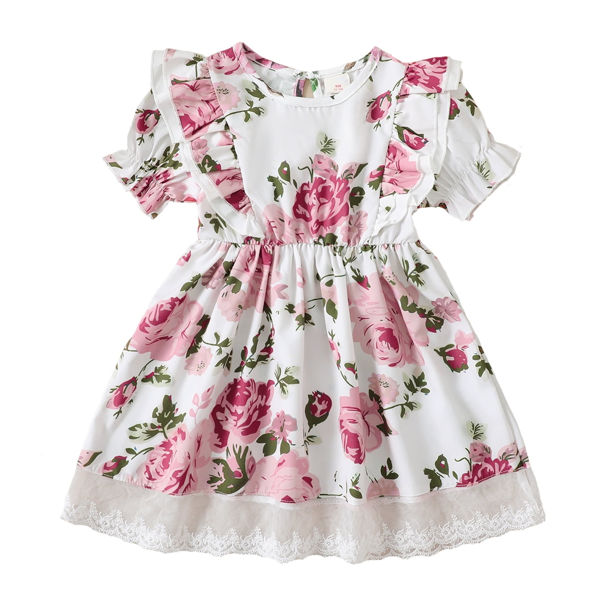 KIMI BEAR Toddler Baby Girls Dresses 4T Toddler Girls Summer Clothes 5T