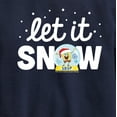 thumbnail image 3 of SpongeBob SquarePants - Let It Snow - Toddler And Youth Crewneck Fleece Sweatshirt, 3 of 6