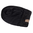 thumbnail image 4 of REDESS 2Pcs Slouchy Black and Grey Beanie Hat for Women Winter Warm Knit Cap, 4 of 6