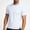 #White, variant on Men's Textured Performance T-Shirt,Short Sleeve Quick-Dry Athletic Top,White,Big Men's,Tall Men's XXXXL,Young Men's Shirts