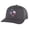 Charcoal, variant on Texas Trucker Hat - Embroidered State Flag Design - Lone Star Texas Cap Snapback (Black)