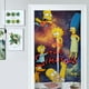 thumbnail image 3 of Cortina para puerta de Los Simpsons, cortina opaca para puerta de 34 x 57 pulgadas, cortina divisoria para privacidad de habitación para decoración del hogar, dormitorio, cocina, 2 paneles, 3 of 6