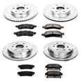 thumbnail image 3 of PowerStop Front and Rear Z23 Evolution Sport Carbon-Fiber Ceramic Brake Pad and Drilled & Slotted Rotor Kit Fits: BUICK CHEVROLET GMC SATURN Select Models K4466, 3 of 10