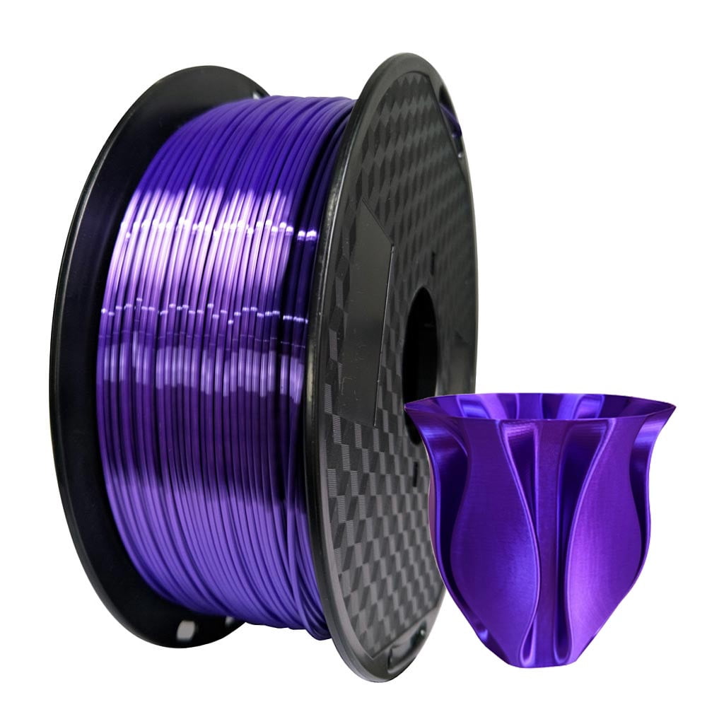 3D Printer PLA Filament Purple Silk 1.75mm 1Kg 3D Pen Printing Materials Consumables