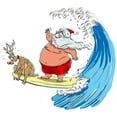 thumbnail image 3 of CafePress - Santa And Rudolf Large Mug - 15 oz Ceramic Large White Novelty Mug, 3 of 4