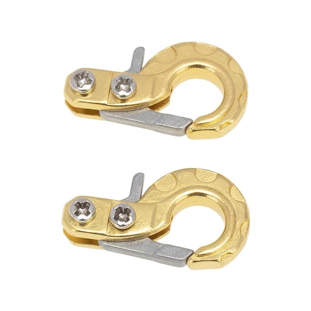 Gancho de remolque 2 reemplazos de de cabrestante de de remolque para Axial SCX10 modelo Buggy vehículos DIY Accs , Dorado dorado Magideal Gancho de remolque
