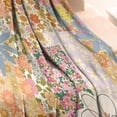 thumbnail image 3 of Pioneer Flower Floral Print Pattern Blanket,Comfortable Soft Flannel Throw Blanket,All Season,Warm Lightweight Blankets for Sofa Bed Couch Living Room Chair,30"x40", 3 of 4