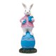 thumbnail image 1 of Conejo Lindo de Pascua Y Decoraciones de Huevos - Figuras de Conejos de Vacaciones de Primavera con Huevos Coloridos, 1 of 6