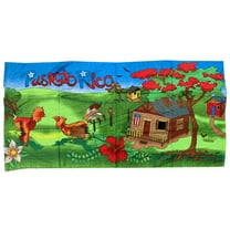 Puerto Rico Beach Towel Casa Tipica