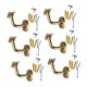thumbnail image 1 of 6 soportes para barandilla de escalera, pasamanos fijos para escalera 6cmx6cm, 1 of 9