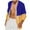 Blue Knitted Cardigan Jacket for Men, variant on HOOMEUMY Mens Knitted Cardigan Jacket 2025 Trendy Colorblocked Coat Front Open Jacket Loose Fit Design Casual Workout Drop Shoulder Clothes Fashion Light Blue M