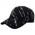 thumbnail image 2 of High Ponytail Hat Adjustable Baseball Cap Cotton Sunshade Cap Graffiti Print Baseball Hat for Men Women, 2 of 7