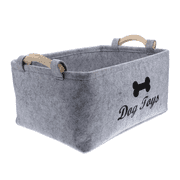 Toy Dog Basket Pet Storage Box Bin Organizer Toys Felt Cat Accessory Container Bins Baskets Accessories Containers Organizing